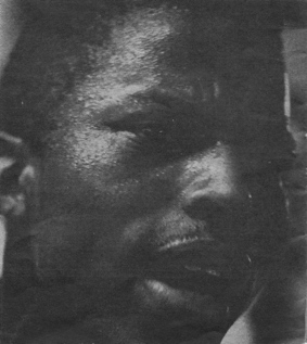man's face